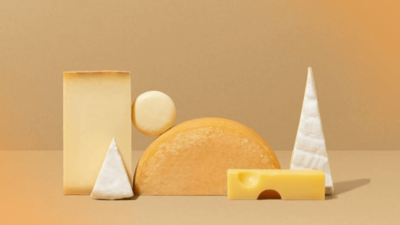 A diverse range of cheeses, representing the various investment options available for financial stability and growth