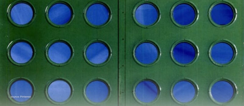 Grid of circular windows symbolizing the distinct structures and roles of AIF Categories I, II, and III.