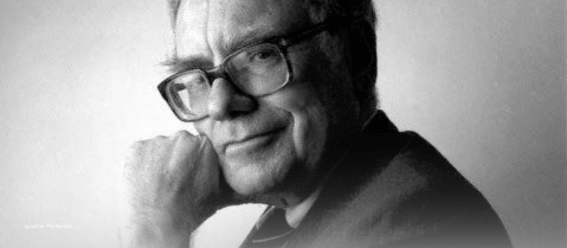 Black-and-white portrait of Warren Buffett, representing timeless investment wisdom for private markets.