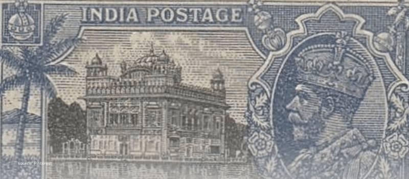 Vintage India postage stamp symbolising national identity policy resolve and external trade posture in Macro Memo August 2025.