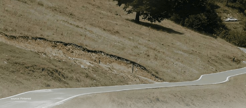 Winding secured pathway reflecting private credit’s steady, asset-backed route