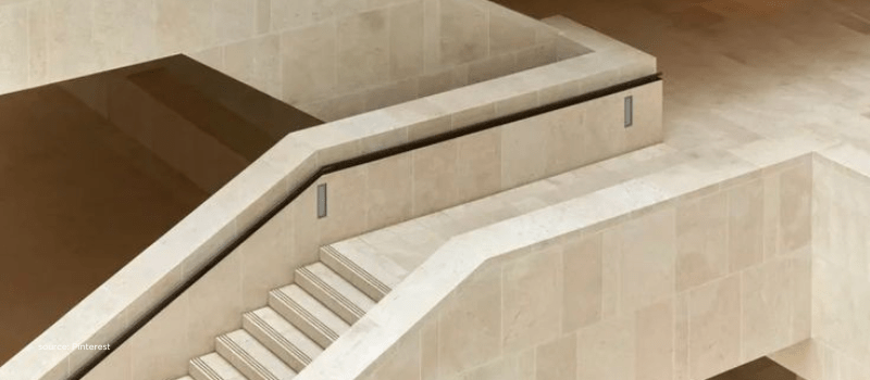 Angular stairs mirror trade corridor rerouting as supply chains shift toward India