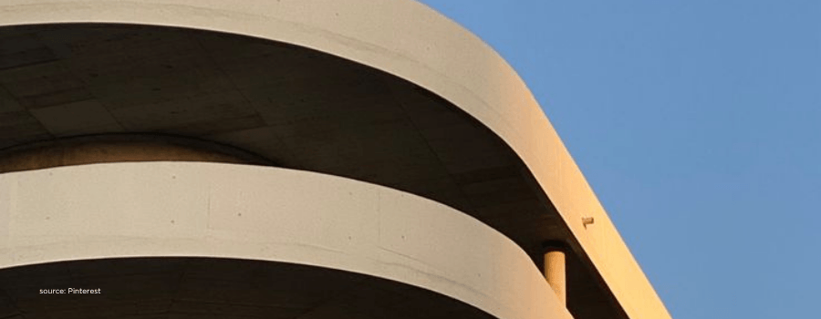 Curved concrete data center architecture representing India's AI infrastructure buildout