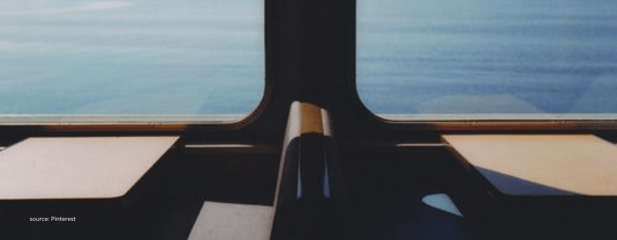 Ship window facing open sea, representing ownership transfer in secondary markets